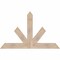 Ekena Millwork Saratoga Smooth Timber Gable Bracket, Douglas Fir, 60"W x 38"H x 3 1/2"D x 5 1/2"F, 15/12 Pitch GBW060X38X0406SAR00SDF - alternate 1